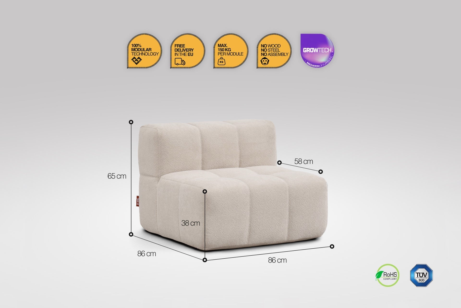 Mittelelement - Beige-2