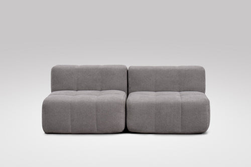 2 Teiliges Modulares Sofa – Grau-1