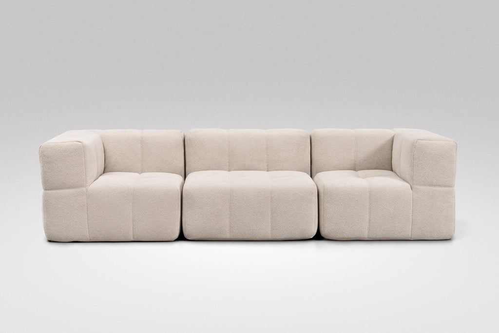 3 Teiliges Modulares Sofa – Beige-1