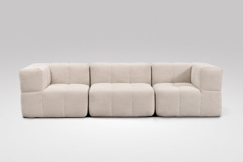 3 Teiliges Modulares Sofa – Beige-1