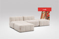 4 Teiliges Modulares Sofa – Beige-0