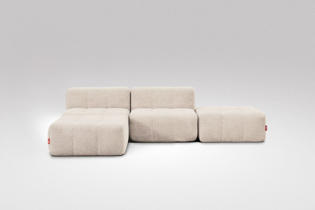 4 Teiliges Modulares Sofa – Beige-1