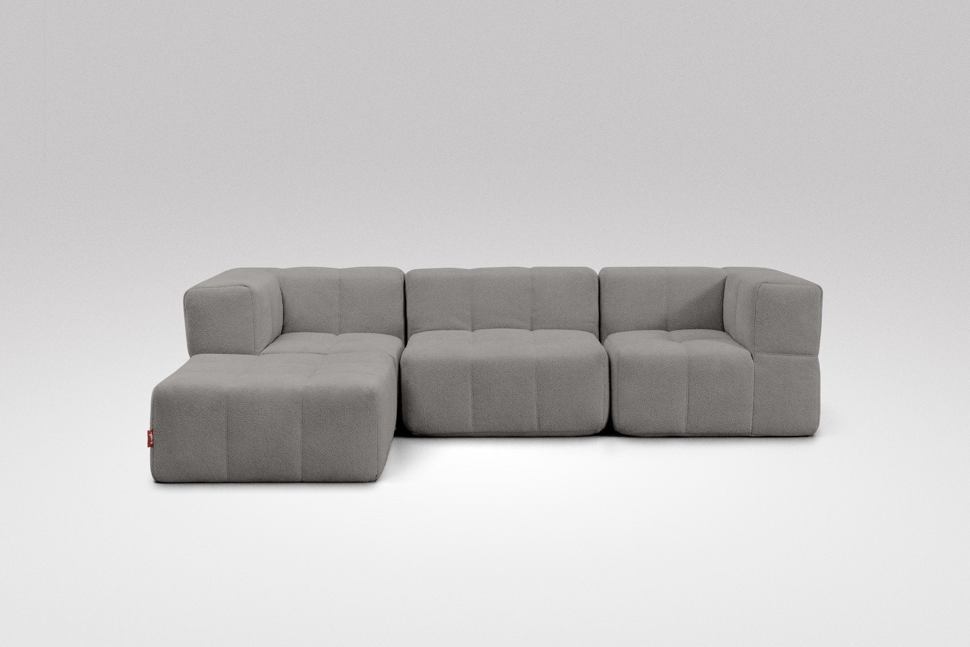 4 Teiliges Modulares Sofa – Grau-1