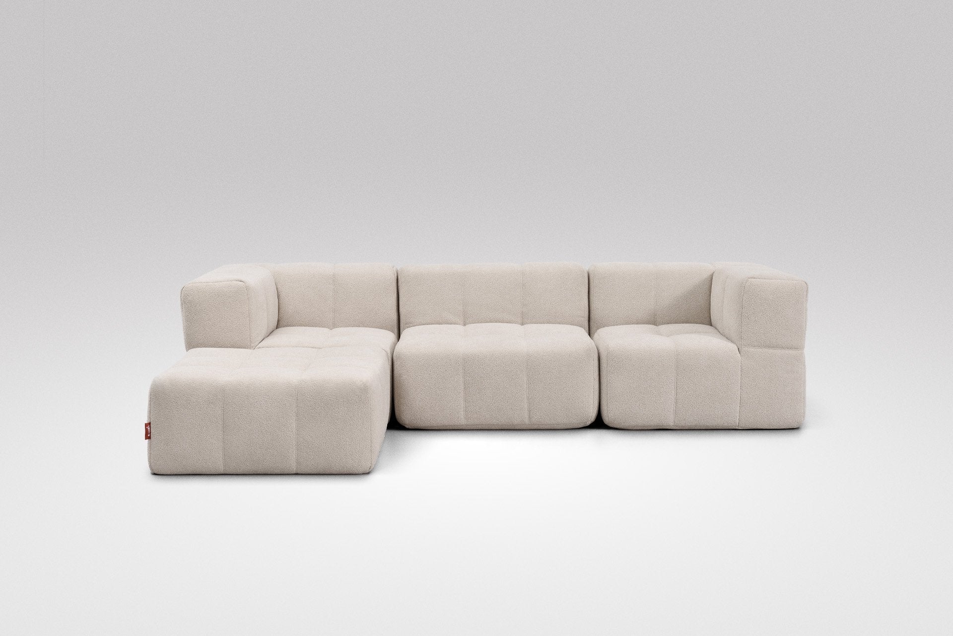 4 Teiliges Modulares Sofa – Beige-1