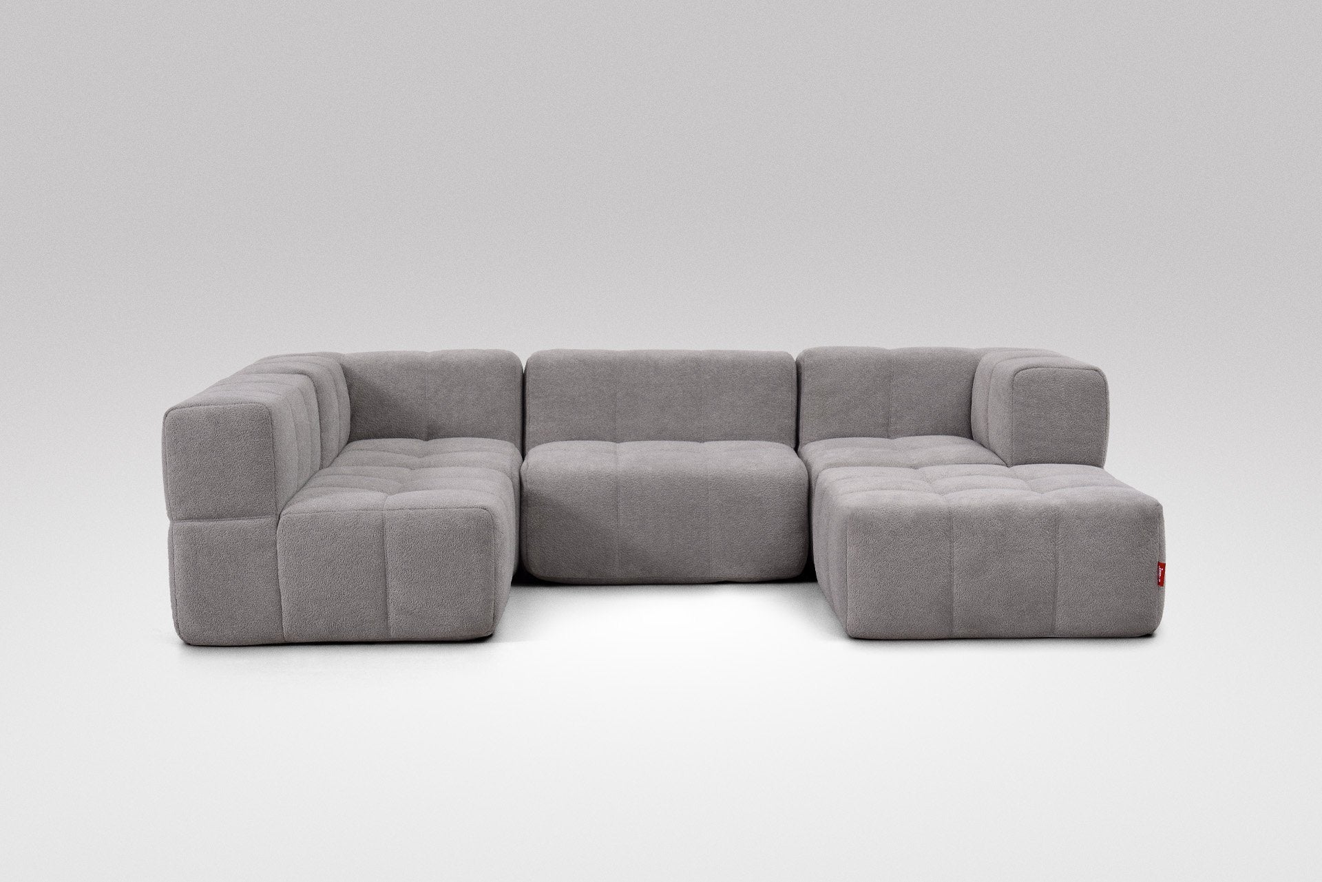 5 Teiliges Modulares Sofa – Grau-1