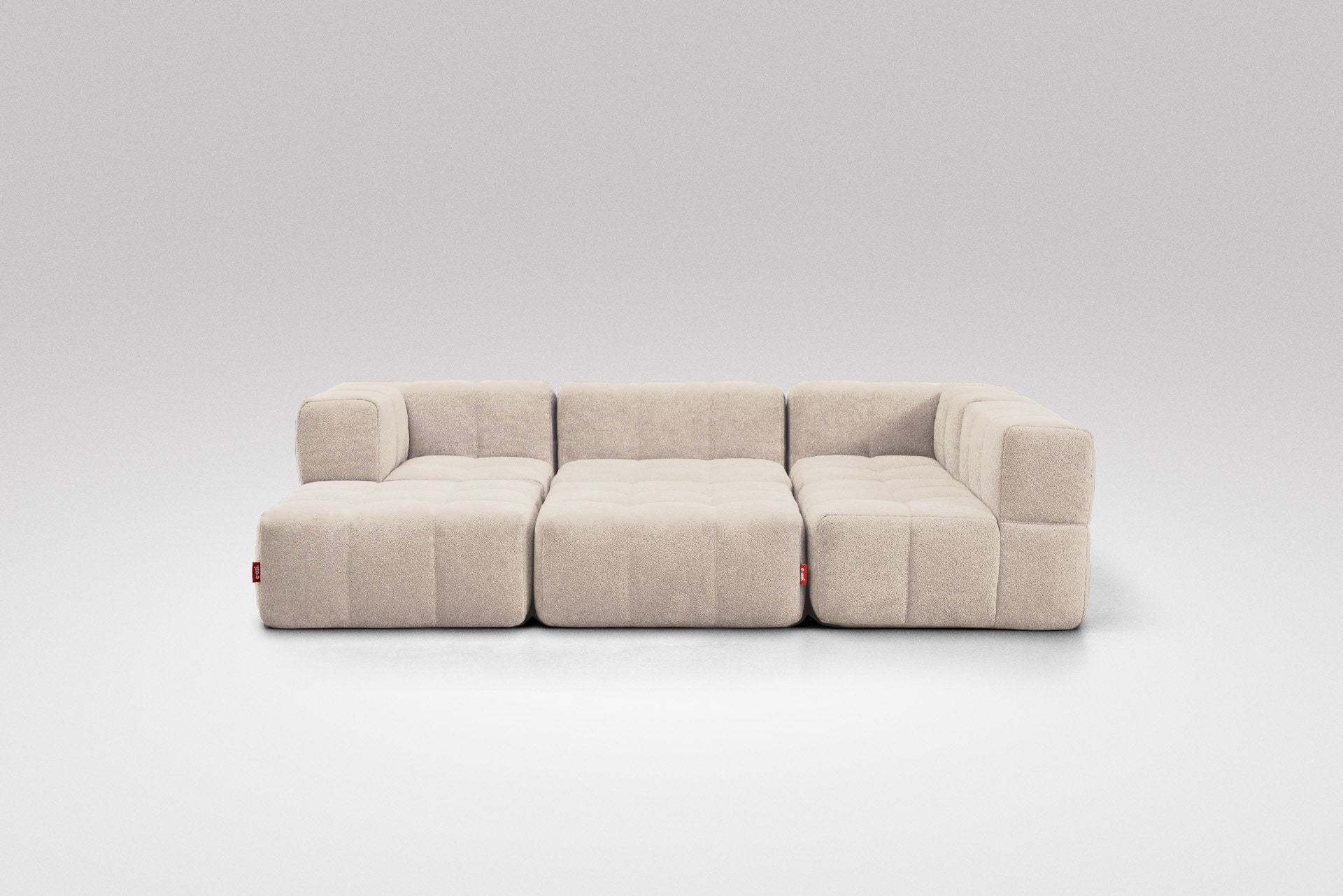 6 Teiliges Modulares Sofa – Beige-1
