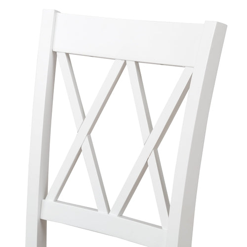 5-Piece Dining Table Set Home Kitchen Table and Chairs Wood Dining Set