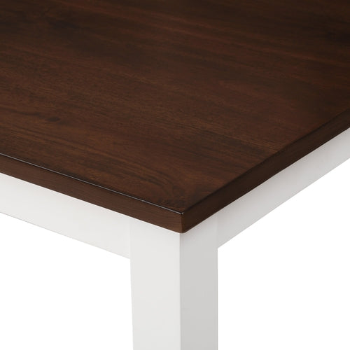 5-Piece Dining Table Set Home Kitchen Table and Chairs Wood Dining Set