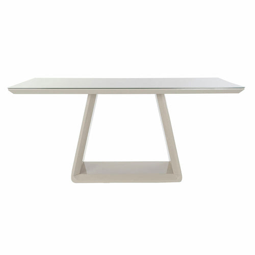 Dining Table DKD Home Decor Crystal Grey MDF Wood (160 x 90 x 75 cm)