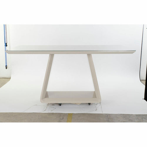 Dining Table DKD Home Decor Crystal Grey MDF Wood (160 x 90 x 75 cm)