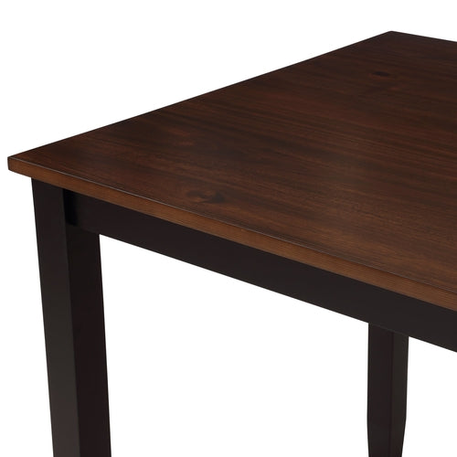 5-Piece Dining Table Set Home Kitchen Table and Chairs Wood Dining Set