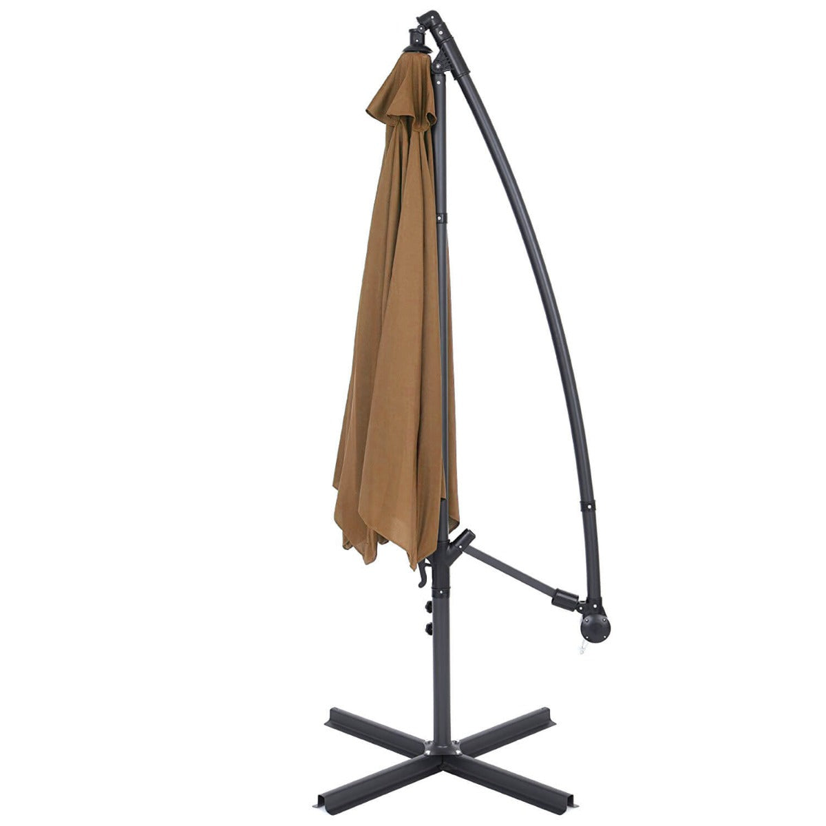 Hanging parasol 2.7 m - several colors - khaki